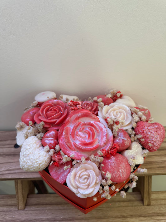 Bouquet de fleur saint Valentin