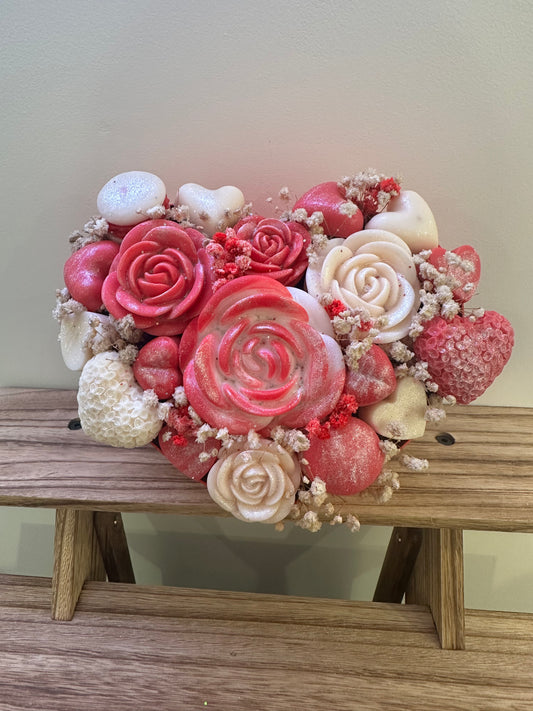 Bouquet de fleur saint Valentin